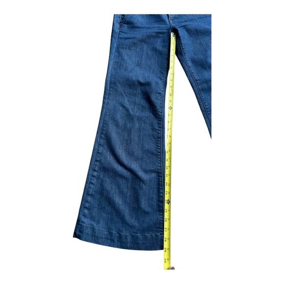 Anlo dark wash flare jeans braided pocket Size 28 - Picture 4 of 8